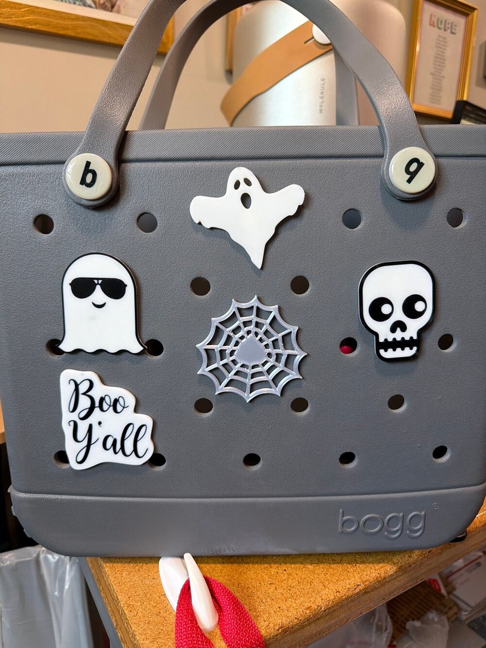 Lot of 5 Slightly Imperfect Halloween Bogg Bag Charms